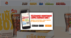 Desktop Screenshot of fr.burger-king.ch