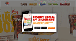 Desktop Screenshot of it.burger-king.ch